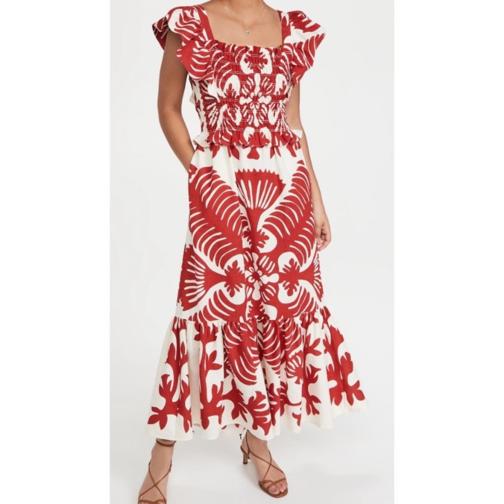 Sea New York, Henrietta Dress, Ruby Red, Small